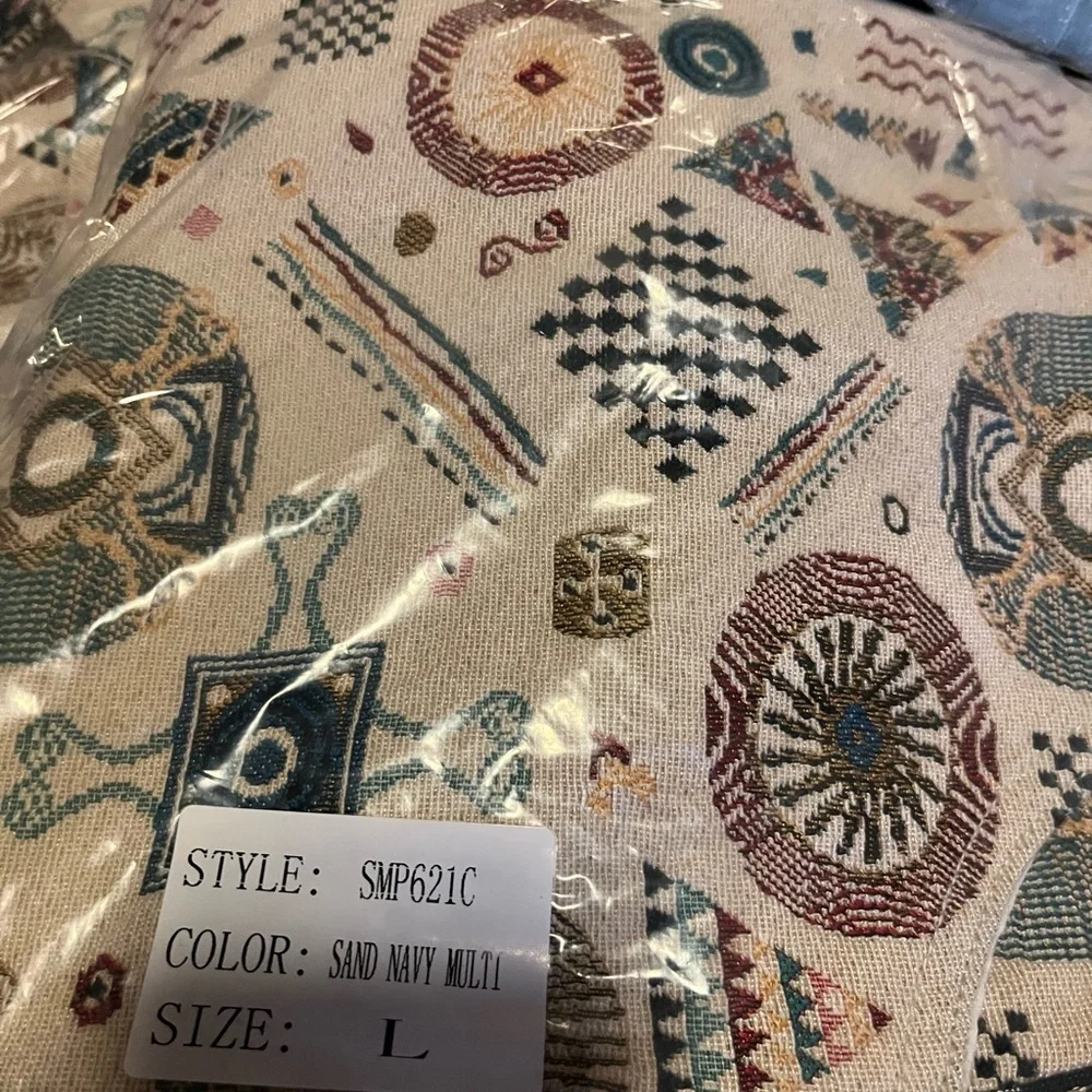 POL Multicolor Tapestry Balloon Pants - Picture 5 of 6